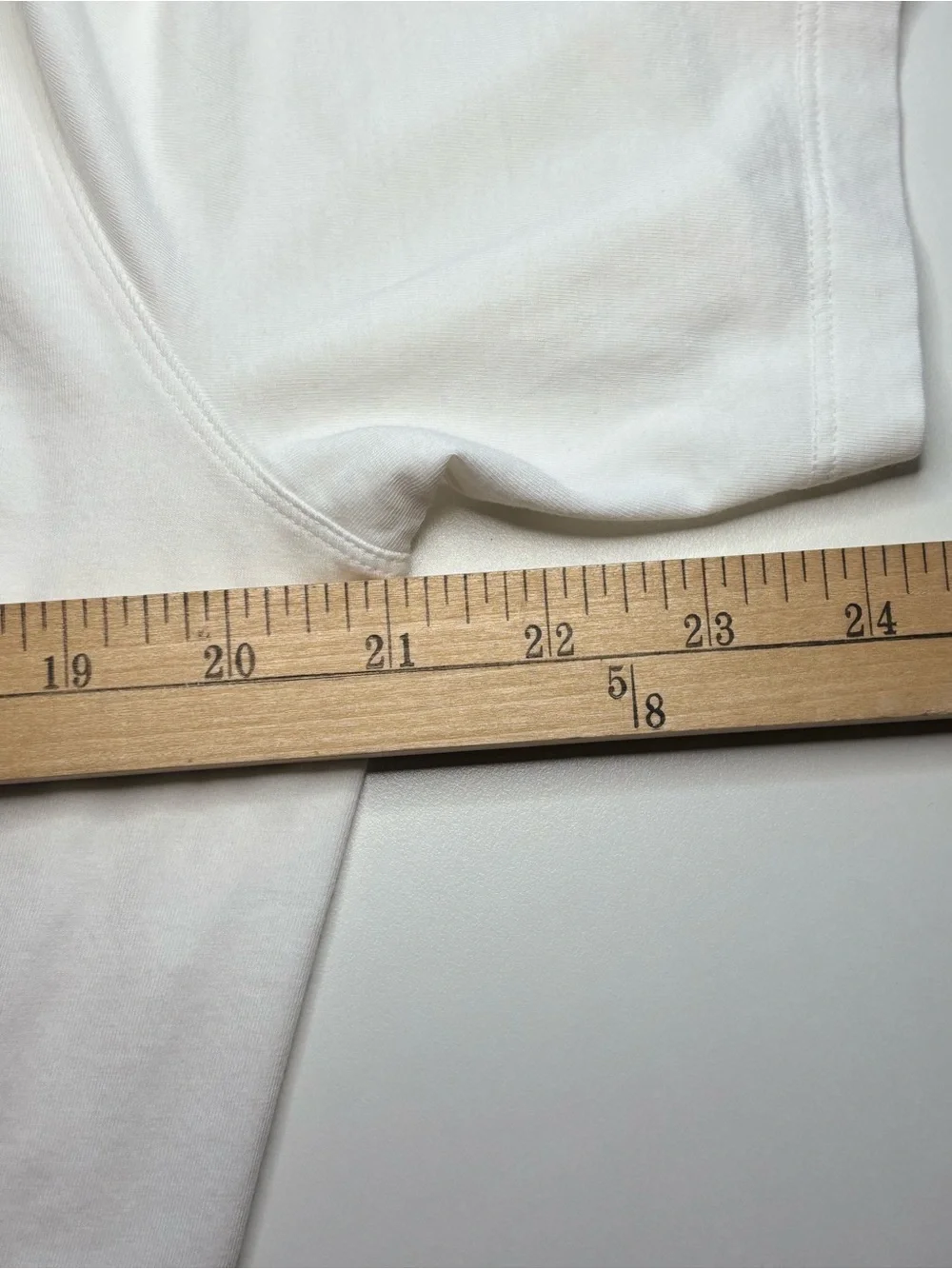 Lululemon Crescent Pima Cotton Twist Front Tee White M/L